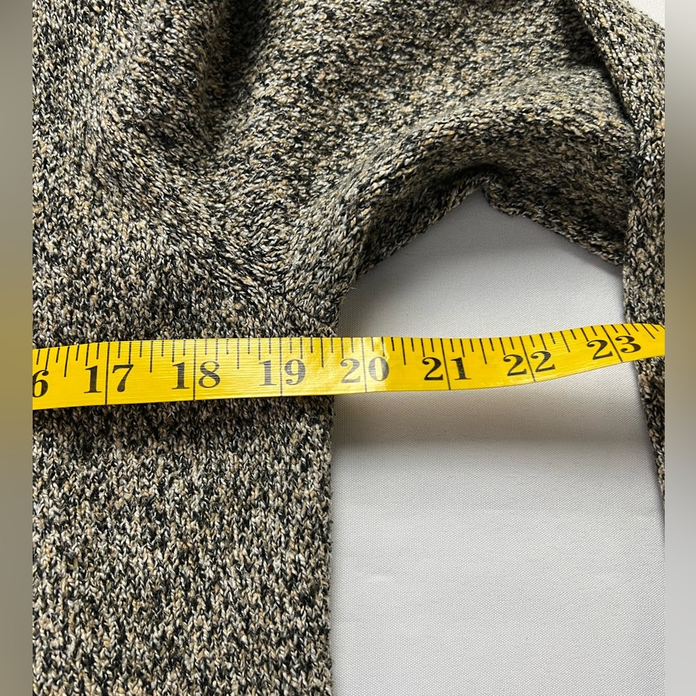 Studio Works Brown Black Sweater Cardigan Top Fall Winter Office - Picture 6 of 8